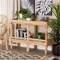 Baxton Studio Lombok Modern Bohemian Natural Brown Rattan Console Table 226-13122-ZORO - alternate 9